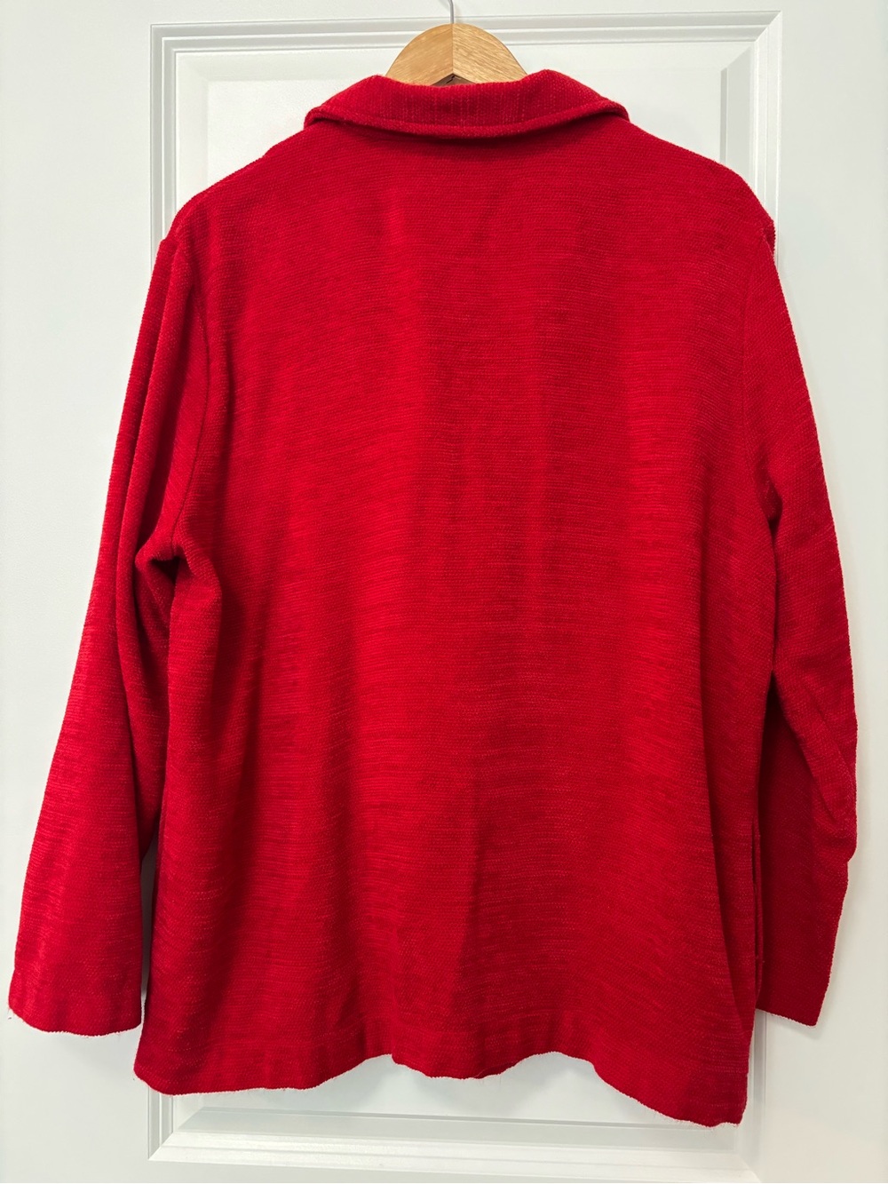 Graff Red Shirt Jacket, Size 1X (approx) - Picture 3 of 6